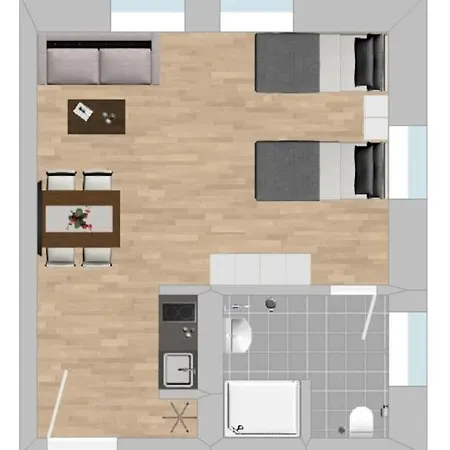 Апартаменты Am1040 - Smarte Monteurwohnung In Super Lage Амберг